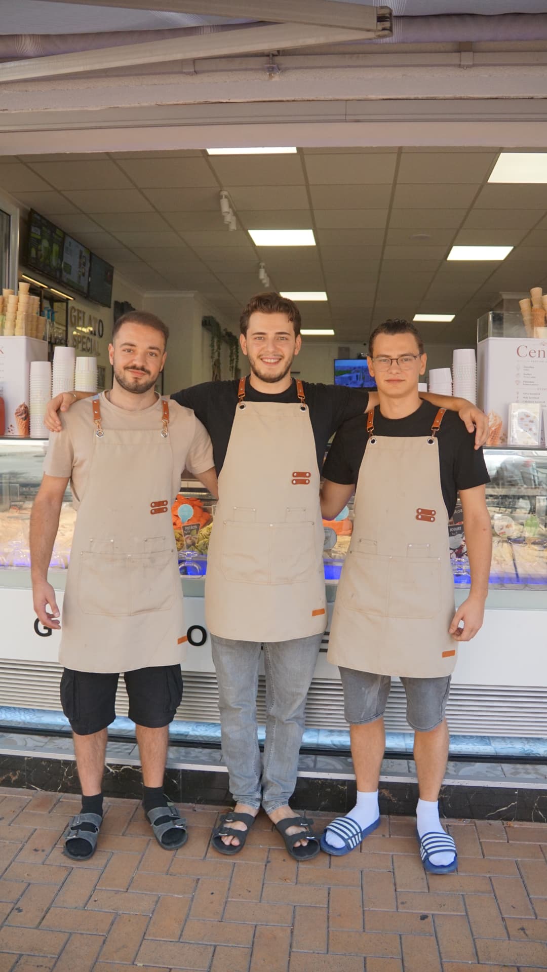 Tím Gelato Special pred prevádzkou
